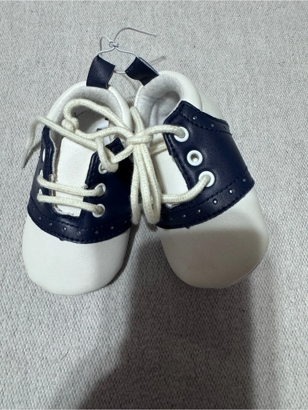 Lucky Brand Navy and White Baby Walker Shoes